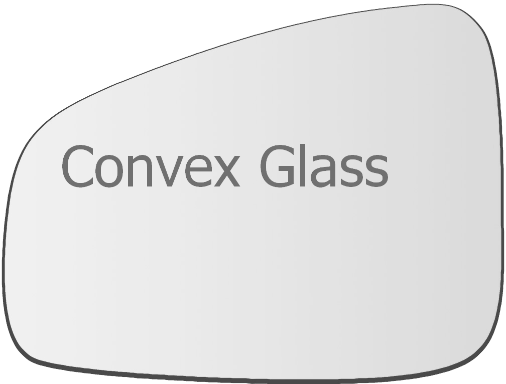 For Renault Megane 3 2008-2016 Left passenger side wing mirror glass