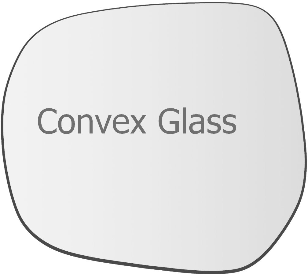 Right Driver Side WIDE ANGLE WING MIRROR GLASS For Toyota Land Cruiser 2003-2009