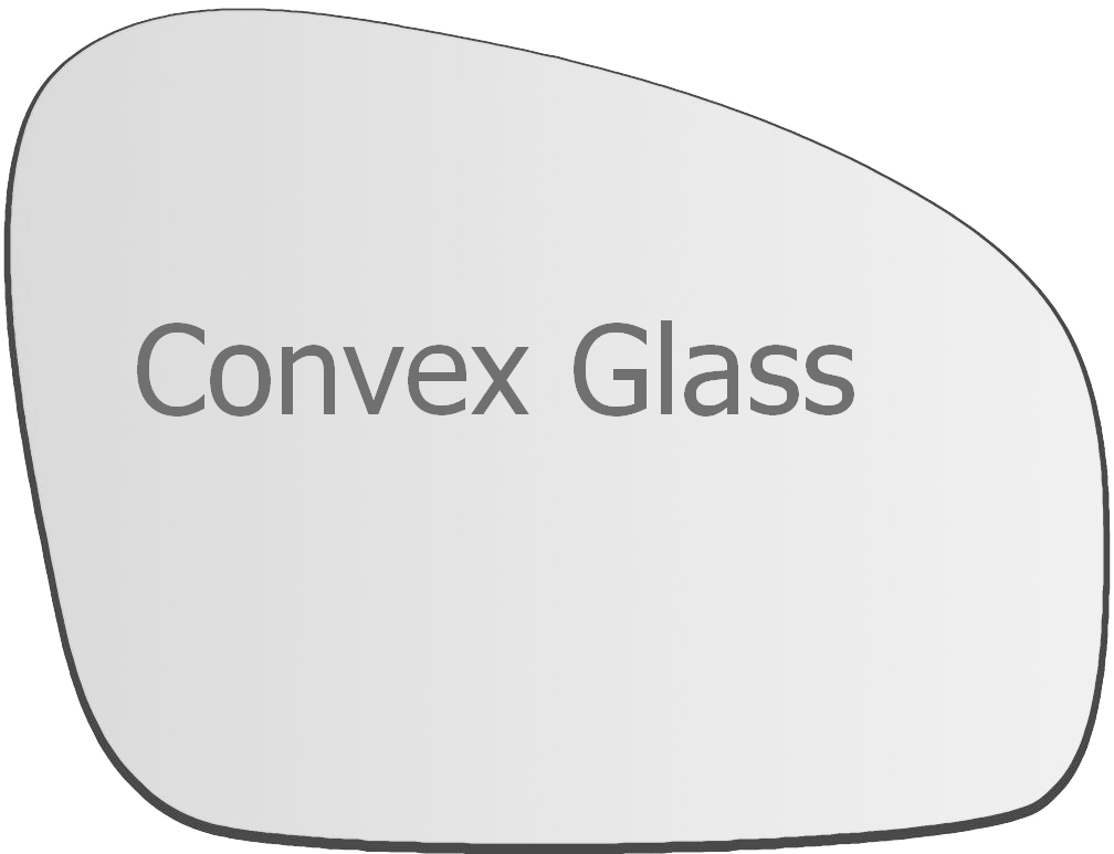 Skoda Fabia 2007-2014 right driver side convex mirror glass 82RS