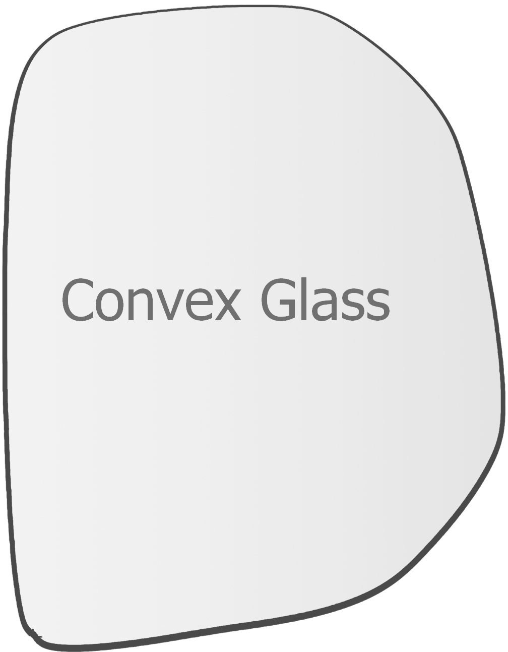 Peugeot Expert Mk2 2007-/> Wing Mirror Upper Glass O//S Drivers Side Right